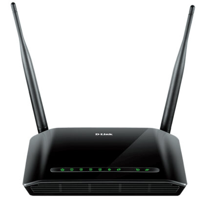 مودم روتر ADSL2 Plus بی‌ سیم N300 دی-لینک مدل DSL-2740U