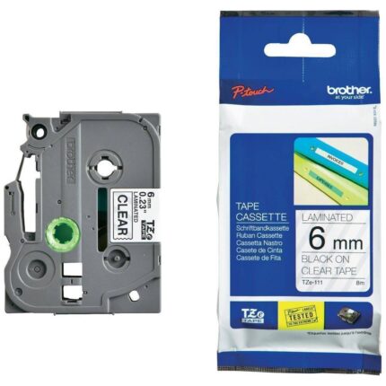 برچسب پرینتر لیبل زن برادر مدل TZe-111