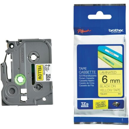 برچسب پرینتر لیبل زن TZe-611 برادر